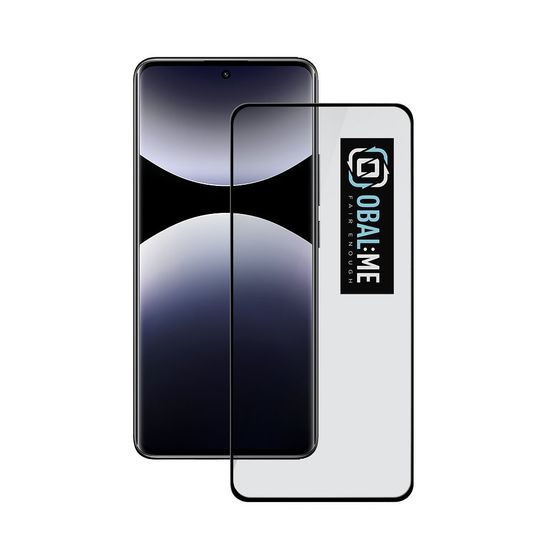 OBAL:ME 5D Προστατευτικό Γυαλί για Xiaomi Redmi Note 14 Pro Plus 5G, μαύρο