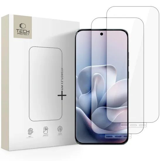 Tech-Protect Hydroflex Fit+, Hydrogelová fólia, Motorola Edge 70 Fusion / 70 Fusion Plus 5G, 2 kusy