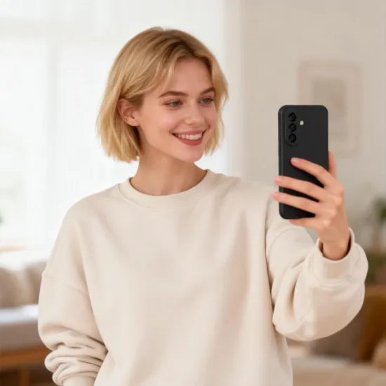 Tech-Protect Icon Schutzhülle für Samsung Galaxy A27 5G - Silikon Case mit Mikrofaser - Schwarz