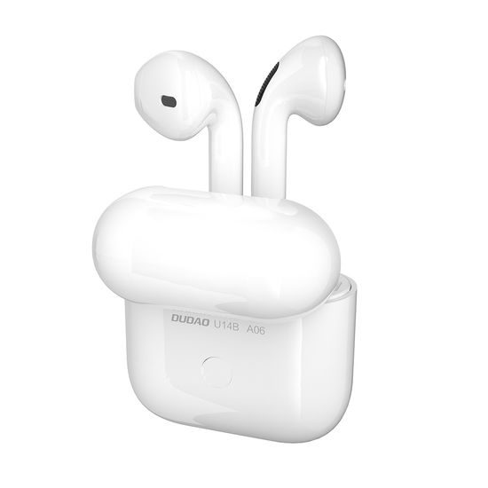 Dudao Bluetooth sluchátka U14B TWS, bílé (U14B-White)