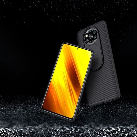 Nillkin Camshield, Xiaomi Poco X3 Pro / X3 NFC, crni