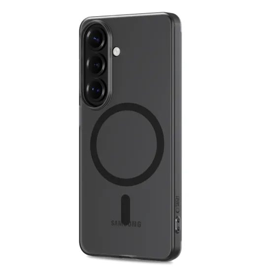 Samsung Galaxy S26 Hoesje - Tech-Protect MagSlim - MagSafe geschikt - met Camera Cover - Zwart Mat