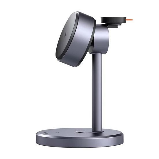 Mcdodo Kabellose Ladestation 3-in-1 (CH-2460) für Apple - 22,5W Qi2 Wireless Charger mit magnetischer Halterung - Grau