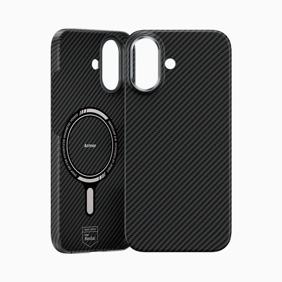 Benks Magnetic Armor Air Kevlar θήκη Metal Frame, iPhone 17, μαύρη