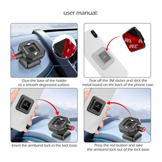 Swissten Easy Lock auto / dom / ured