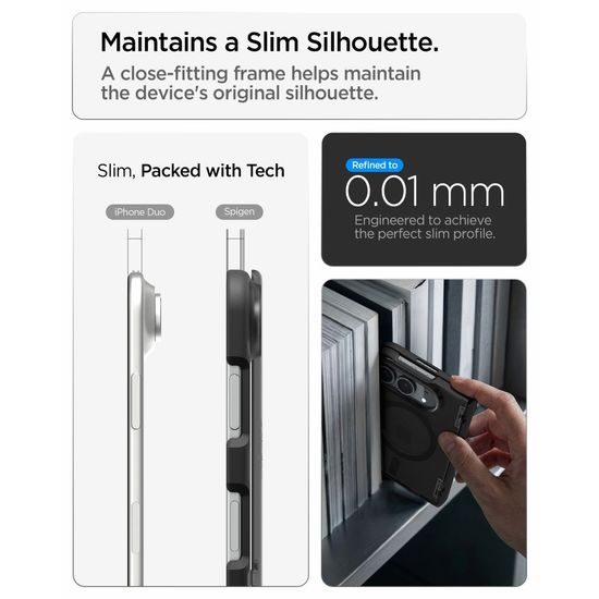 iPhone Duo ümbris – Spigen Ultra Hybrid Pro MagSafe – must