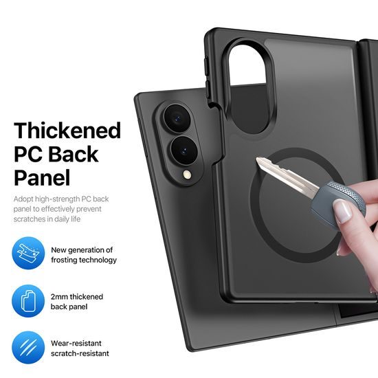 Dux Ducis Yind MagSafe obal, Samsung Galaxy Z Fold8, tmavě modrý
