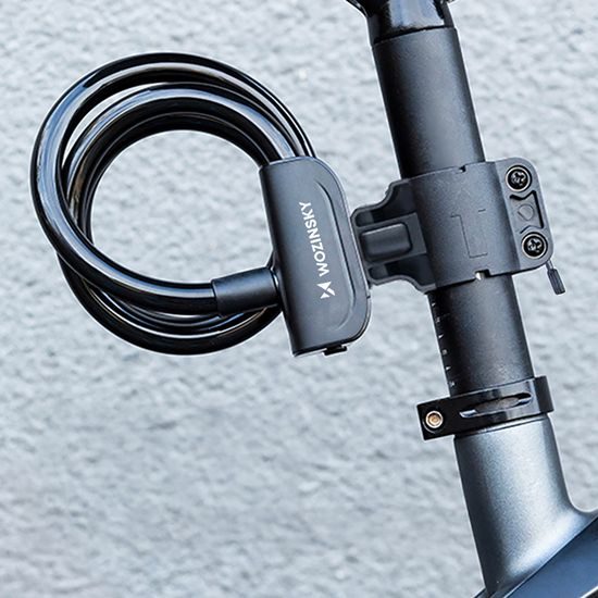 Wozinsky WPB-01R Prenosna ključavnica za kolo, črna