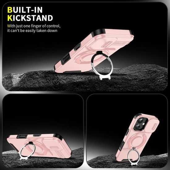 Θήκη Camslide Stand, iPhone 17, ροζ