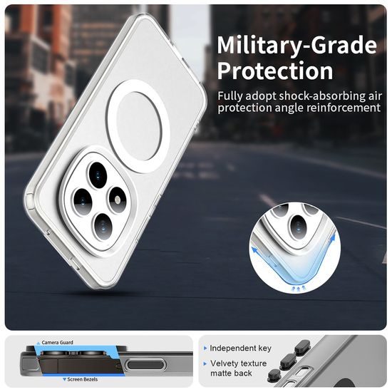 Techsuit CandyCase MagSafe, Xiaomi Redmi Note 15 Pro Plus 5G / Poco M8 Pro 5G, λευκό