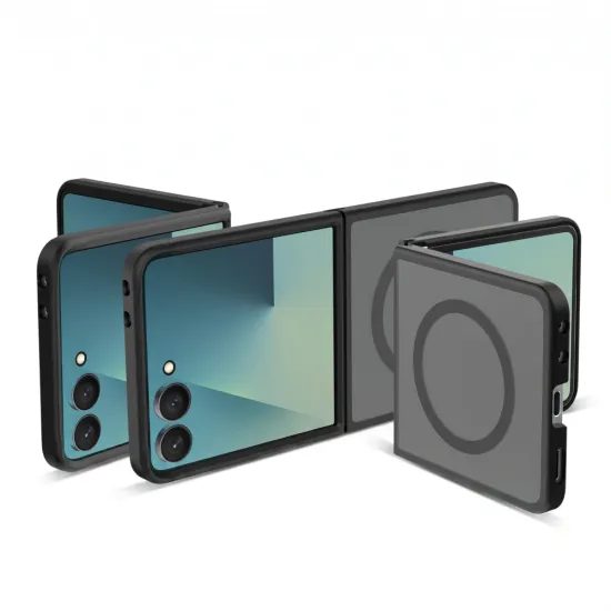 Tech-Protect MagMat MagSafe, Samsung Galaxy Z Flip 8, negru mat