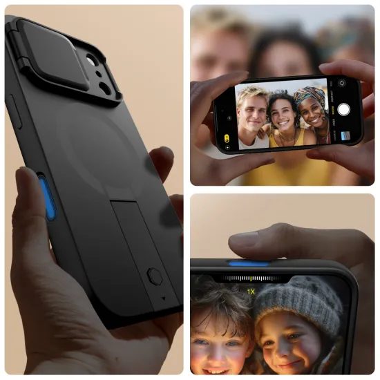 Tech-Protect Kevlar Aura MagSafe θήκη, iPhone 17 Pro Max, μαύρη