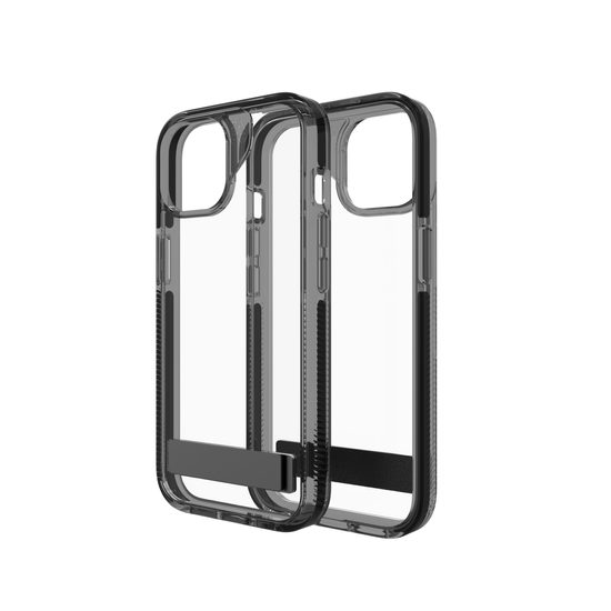 ZAGG Santa Cruz Kickstand προστατευτικό κάλυμμα, iPhone 13 / 14 / 15 / 16e / 17e, μαύρο