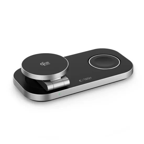 Tech-Protect A52 3σε1 ασύρματος φορτιστής MagSafe, 25 W, Qi2.2, μαύρο