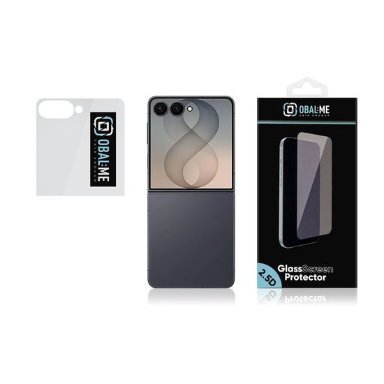 OBAL:ME 2.5D Tvrzené Sklo pro Samsung Galaxy Z Flip 8, průhledné