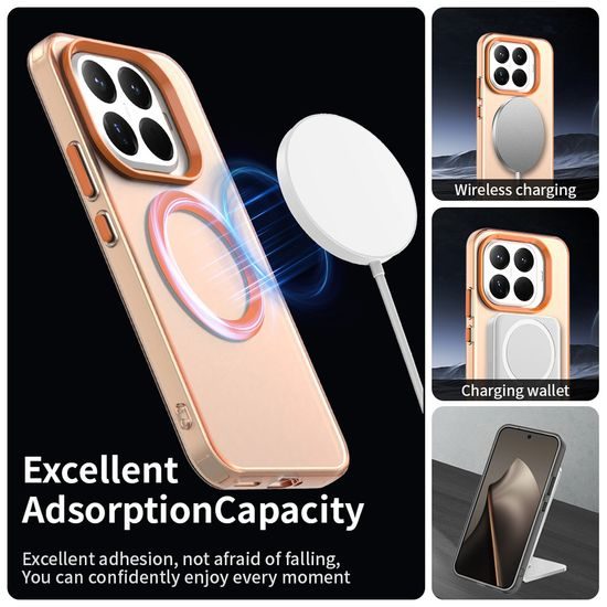 Techsuit CandyCase MagSafe, Xiaomi 17T, pomarańczowy
