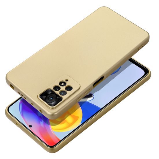 Metallic ovitek, Xiaomi Redmi Note 12S, zlata