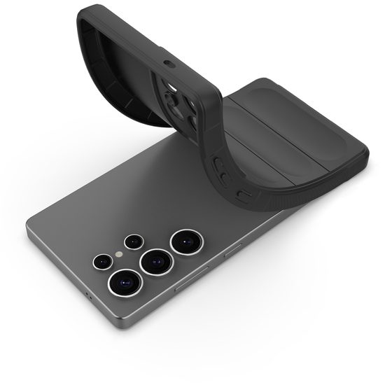 Θήκη Wency Magic Shield, Samsung Galaxy S25 Ultra, μαύρη