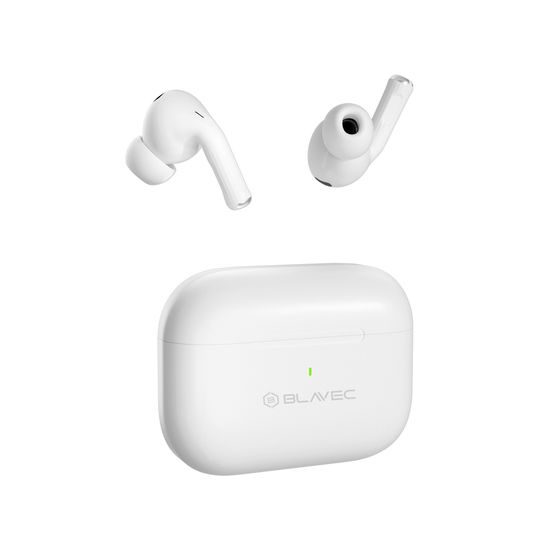 Blavec BW-05 Flow TWS Bluetooth Oordopjes met ENC, Bluetooth 6.0, Wit