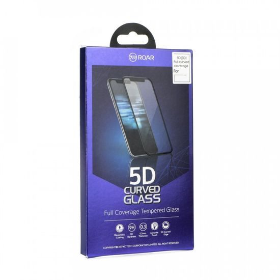 Roar 5D edzett üveg, Samsung Galaxy S21, fekete