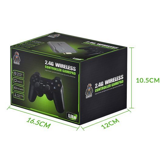 M8 Retro konzole se dvěma bezdrátovými ovladači, HDMI, Game Stick, 4K