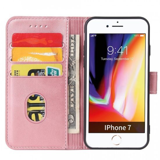 Magnet Case iPhone 7 / 8 / SE 2020, rózsaszín