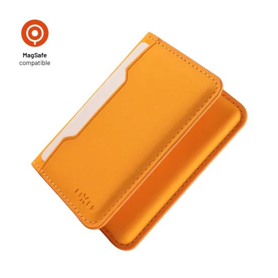 FIXED MagWallet Fold MagSafe pénztárca, narancssárga