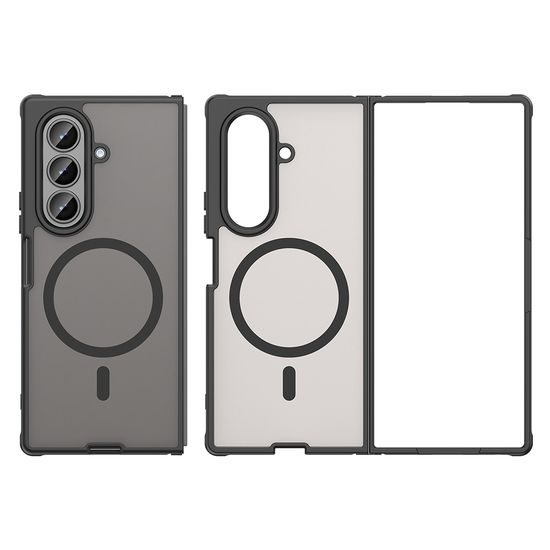 Techsuit HaloFrost II MagSafe Schutzhülle für Samsung Galaxy Z Fold8 Ultra - Magnetische Handyhülle mit Stoßschutz - Schwarz