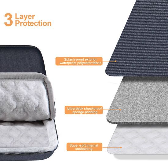 Seine Scene Nantes τσάντα laptop 14", μαύρη