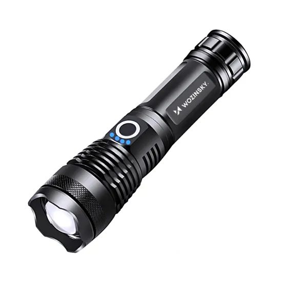 Wozinsky WLT-15W φακός, 15W, 1500 lm, IP65, μαύρος
