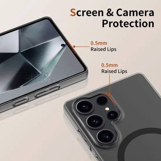 Tech-Protect Magslim MagSafe, Samsung Galaxy S25 Edge, Μαύρο Ματ