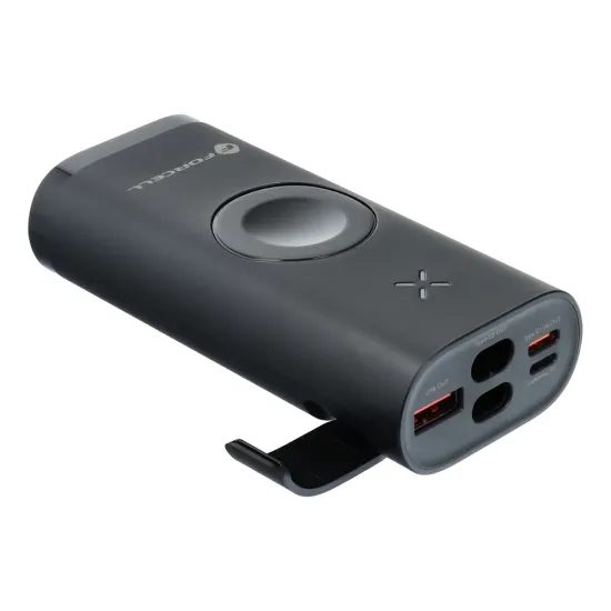 Forcell F-Energy F10k1 Power Bank 10000mAh, συμβατό με Apple Watch, μαύρο