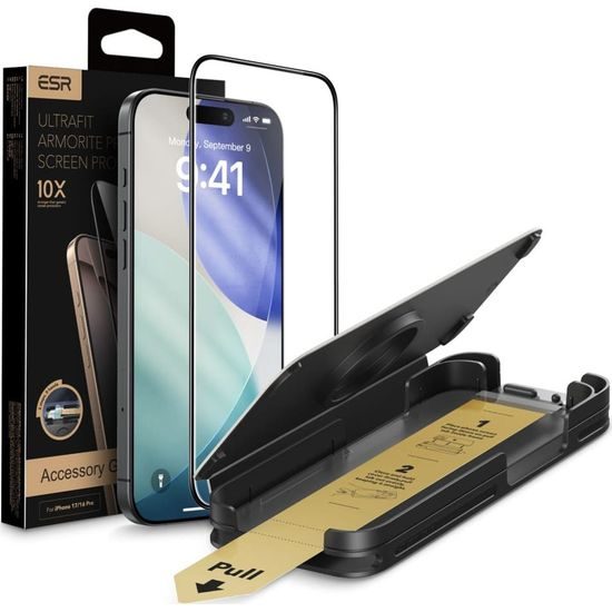 iPhone 17 Pro Max / 18 Pro Max kaitseklaas – ESR Armorite Pro UltraFit karastatud klaas