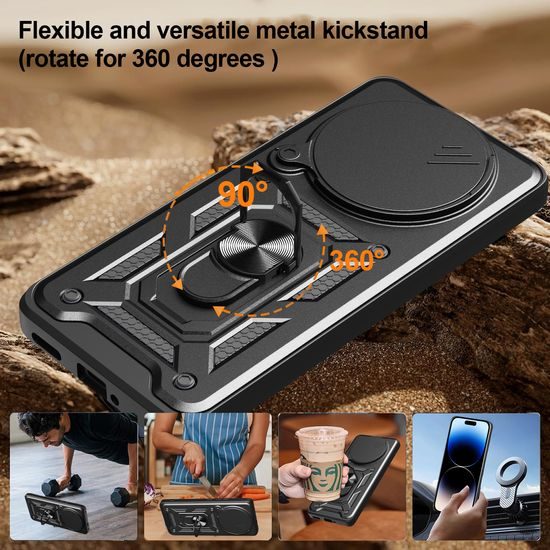 JP CamShield, Xiaomi Redmi Note 14 Pro Plus 5G, μαύρο