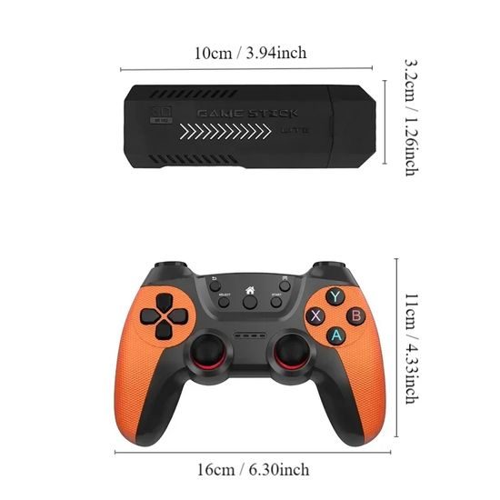 X2 Ultra Retro konzola s dva bežična kontrolera, HDMI, Game Stick, 4K