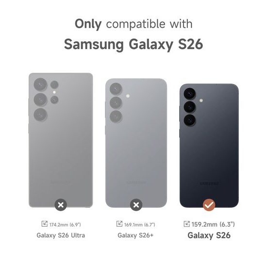 Suritch MagSafe Kickstand Camprotector θήκη Samsung Galaxy S26, σκούρο πράσινο