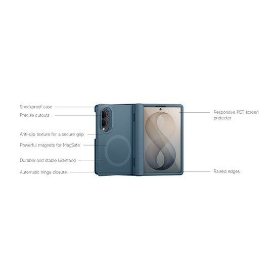 Samsung Galaxy Fold 8 vāciņš ar MagSafe – Suritch – zils
