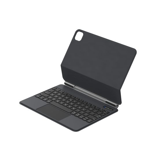 JP Magnetic Keyboard MK01 táblagép tok kijelzővel, iPad Pro 11 2024, fekete