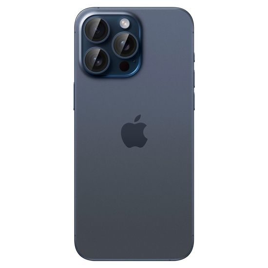 Spigen Optik.TR Protecție Cameră Foto, 2 Bucăți, iPhone 14 Pro / 14 Pro Max / 15 Pro / 15 Pro Max, Albastru