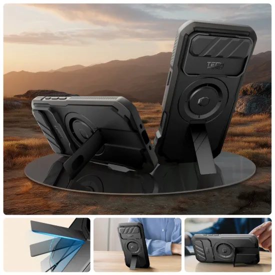 Tech-Protect Kevlar MagSafe θήκη, iPhone Air, μαύρη