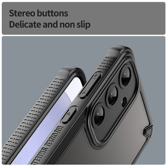 ArmorShield Hybrid Case, Samsung Galaxy S25 Plus, μαύρο