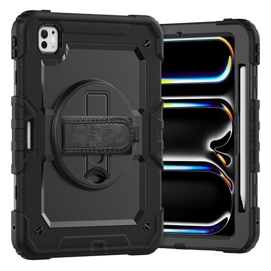 JP Solid360 Θήκη για Tablet, iPad Pro 11 2024, Μαύρη