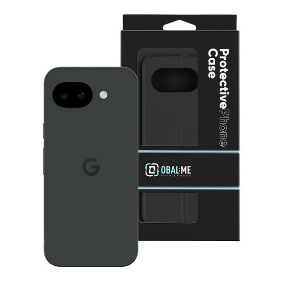 OBAL:ME SmoothTouch Hoesje voor Google Pixel 10a - met Kaarthouder & Standaard - Zwart