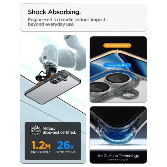 Spigen Ultra hybrid kryt na mobil, Samsung Galaxy S26, Space Crystal