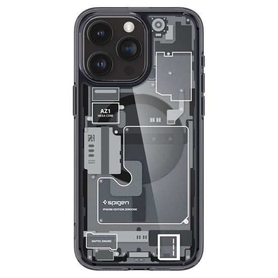 Spigen Ultra Hybrid Mag s MagSafeom, iPhone 15 Pro Max, zero one