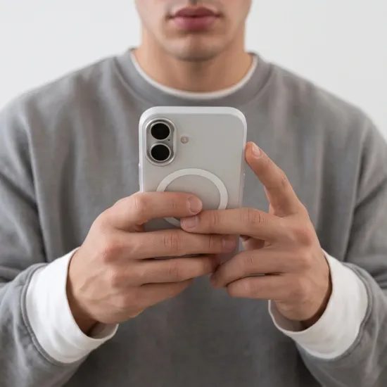 Tech-Protect MagZero MagSafe iPhone 17 ümbris – matt valge