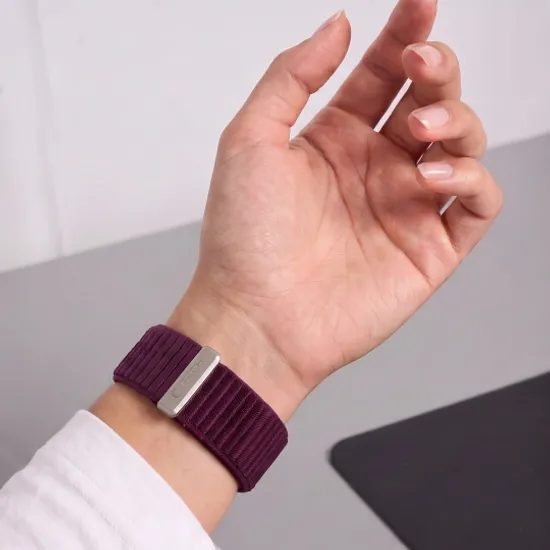 Tech-Protect NylonLoop Apple Watch 8 / 9 / 10 / 11 / 12 / SE / Ultra (44 / 45 / 46 / 49 mm, vínový