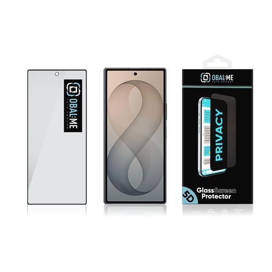 OBAL:ME Privacy 5D Tvrzené Sklo pro Samsung Galaxy Z Fold 8 Ultra, černé