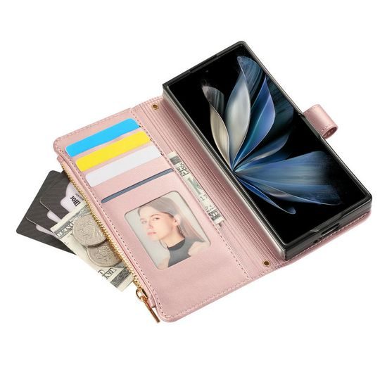 Etui Glamour, Samsung Galaxy Z Fold 8 Ultra, różowe