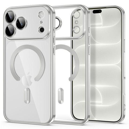 Tech-Protect MagFlex MagSafe ümbris iPhone 17 Pro / 18 Pro – läikiv hõbedane